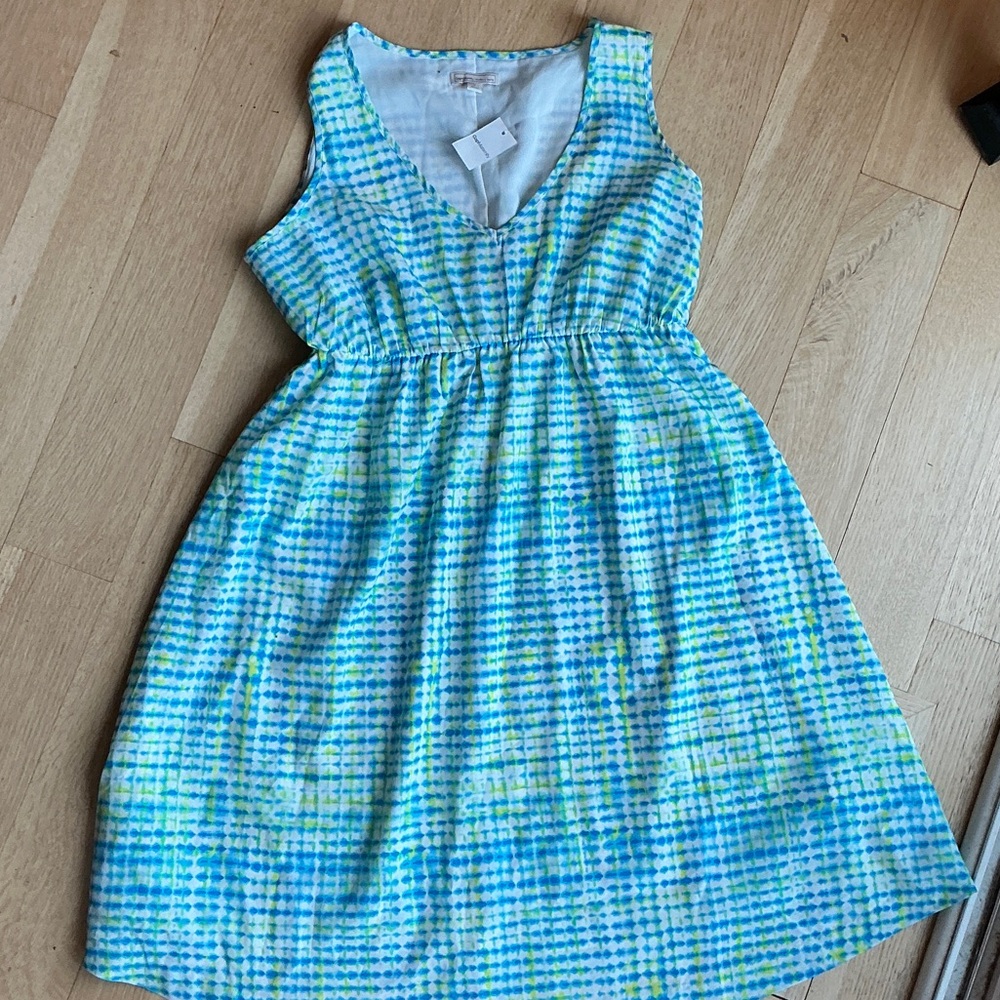 GAP MATERNITY Blue and Yellow Sundress